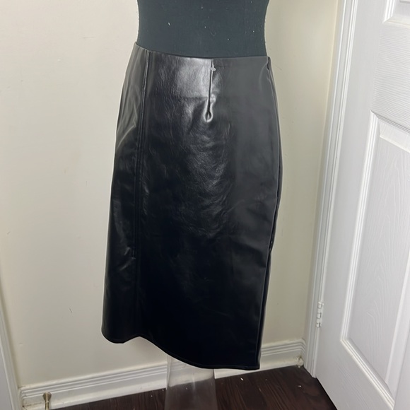 Yong Go Faux Leather Skirt Size XXL - Picture 8 of 10